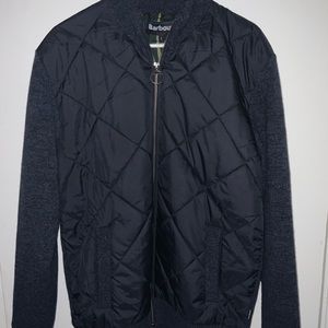 Barbour Quilted Wool Bomber Jacket